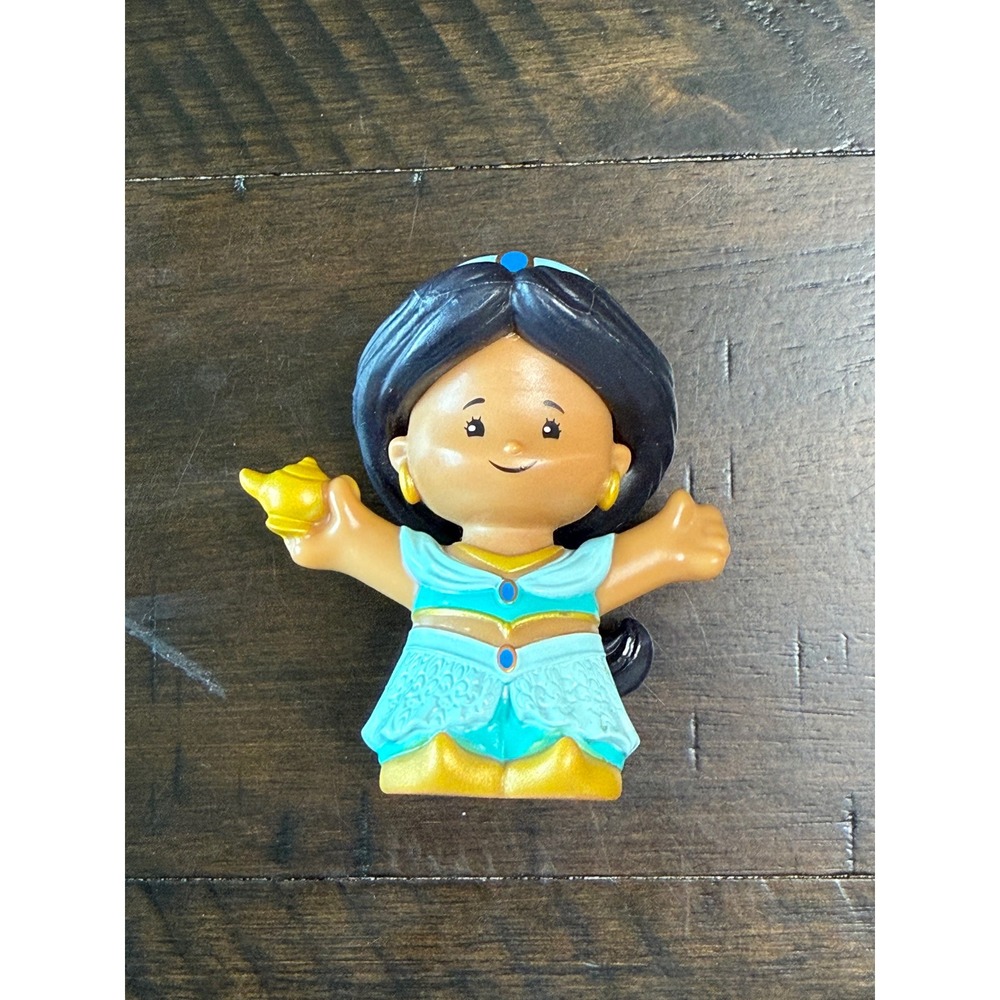 Little People Princess Jasmine Figure Mattell Disney Genie Lamp Doll Play